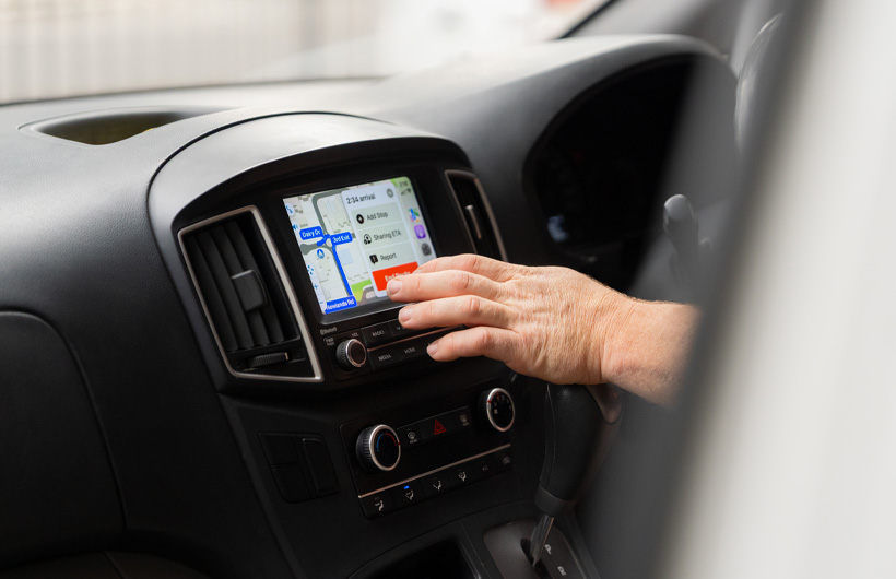 CarPlay supports Ascora for easy, hands-free navigation.