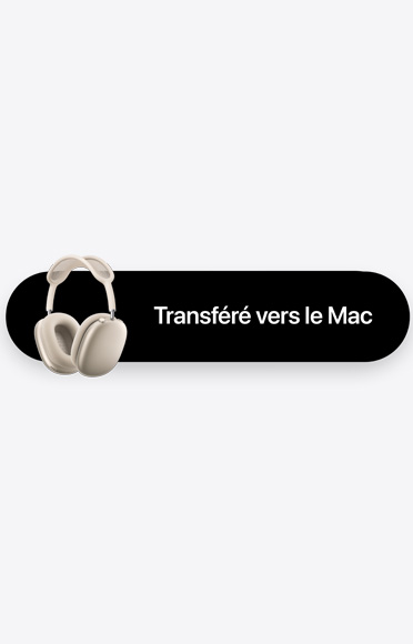 AirPods Max 2, mention « Transféré vers le Mac »