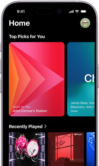 Playlist Playground op iPhone, met een lege, nog niet aangemaakte afspeellijst