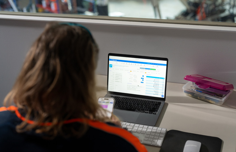 Seamless integration of Ascora on Mac and iPhone supports workflows from the office to job site.