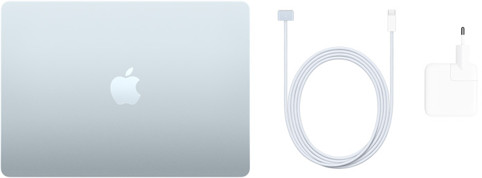 MacBook Air 13 дюймів, кабель USB‑C / MagSafe 3 й адаптер живлення USB-C потужністю 30 Вт