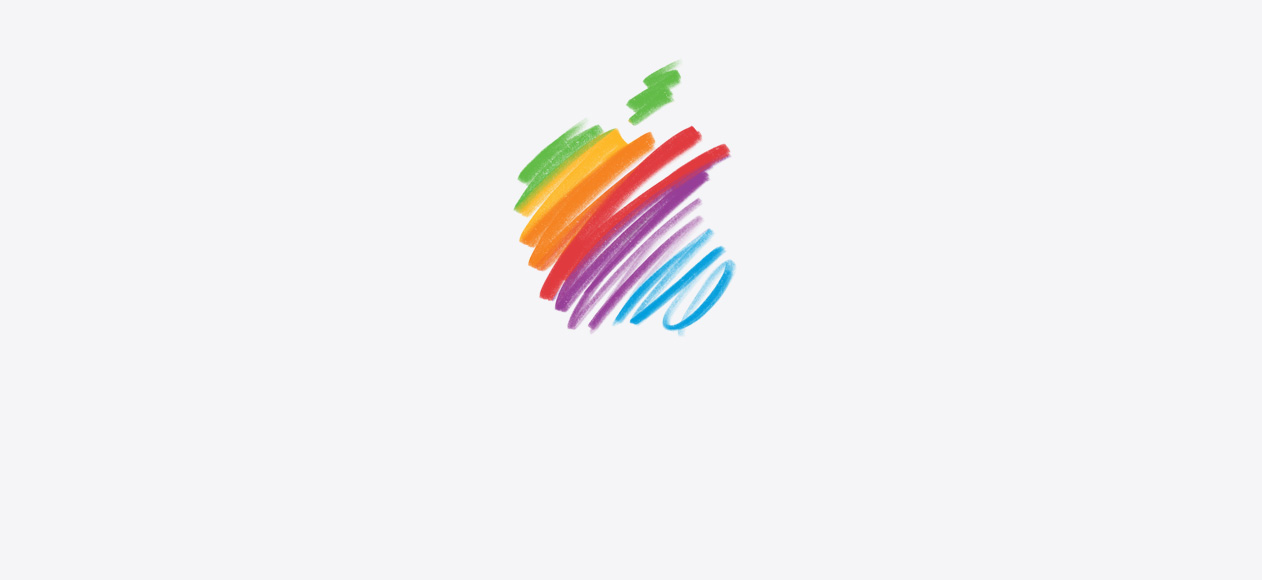 Rainbow Apple logo