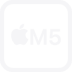 „Apple M5“ lusto logotipas