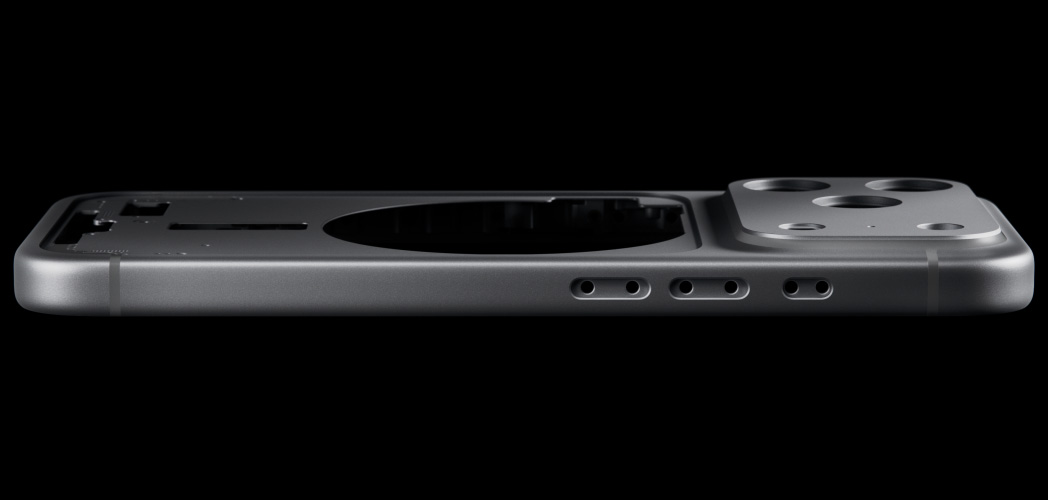 iPhone 17 Pro, prezentacija vanjskog izgleda stražnje strane, unibody kućište od kovanog aluminija