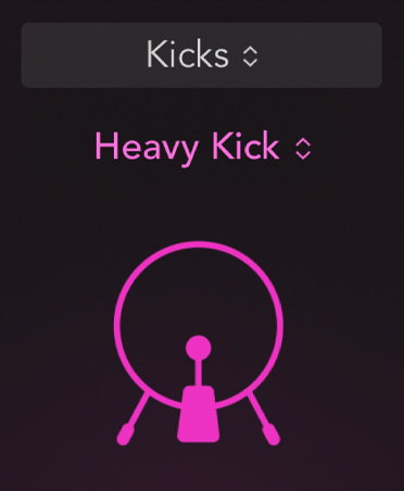 Demo of sound shaping controls on heavy kick drum